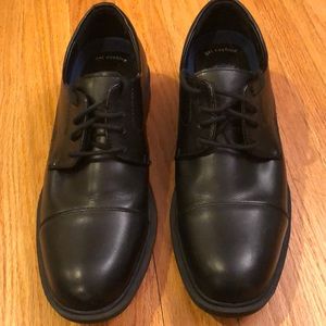 Boys Black Leather Dress Shoe